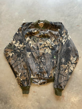 Load image into Gallery viewer, Vintage Mossy Oak Breakup Camo Bomber Jacket (3XL)