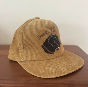 Ducks Unlimited Corduroy Black Lab Snapback Hat