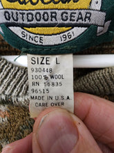 Load image into Gallery viewer, 90’s Cabela's Henley Camo Wool Sweater Large 🇺🇸