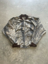 Load image into Gallery viewer, 1990’s Realtree Hardwoods Camo NWTF Bomber Jacket (2XL)