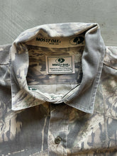 Load image into Gallery viewer, Vintage Faded Mossy Oak Shadow Branch Camo Button-Up Shirt (L/XL)