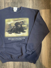 Load image into Gallery viewer, 90’s Ducks Unlimited Chocolate Lab Crewneck (XL)