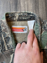 Load image into Gallery viewer, 1990’s Winchester Trebark Camo Chamois Shirt (L)
