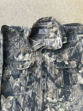Load image into Gallery viewer, Vintage Mossy Oak Gen 1 Breakup Camo Strap Shirt (2XL)
