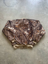 Load image into Gallery viewer, Vintage Mossy Oak Breakup Camo Bomber Jacket (L)