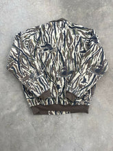 Load image into Gallery viewer, 90’s Rattlers Brand Ducks Unlimited Camo Bomber Jacket (L/XL) 🇺🇸