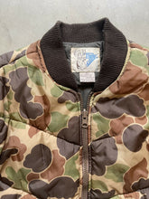 Load image into Gallery viewer, Vintage Trophy Club Duck Camo Puffer Jacket (L)