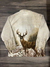 Load image into Gallery viewer, Vintage Style Fleece Whitetail Deer Zip Up Jacket (XL)