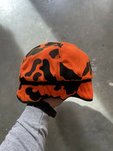 Load image into Gallery viewer, Vintage Cabela’s Hunters Orange Camo Trapper Hat