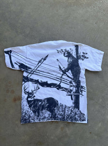 Vintage Realtree Dan Fitzgerald Deer Hunting AOP T-Shirt (L)