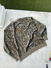 Load image into Gallery viewer, 90s Whitewater Outdoors Mossy Oak Treestand Knit Sweater XL