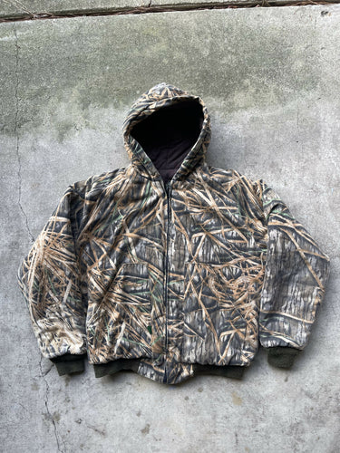 Vintage MossyOak Shadow Grass Gen 1 Camo Bomber (M/L)