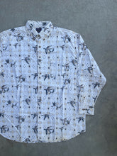 Load image into Gallery viewer, Vintage Duxbak Duck Graphic Button Up Long Sleeve (XL)