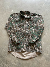 Load image into Gallery viewer, Vintage Mossy Oak Greenleaf Camo Chamois Shirt (L)