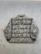Load image into Gallery viewer, Vintage Browning MossyOak Treestand Camo Puff Jacket (XXL)