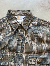 Load image into Gallery viewer, Vintage Carhartt Mossy Oak Treestand Camo Button-Up Shirt (M)