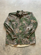 Load image into Gallery viewer, Vintage Mossy Oak Shadowleaf Camo Button Up Shirt (2XL)