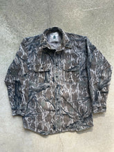 Load image into Gallery viewer, Vintage Mossy Oak Original Treestand Camo Chamois Shirt (S/M)