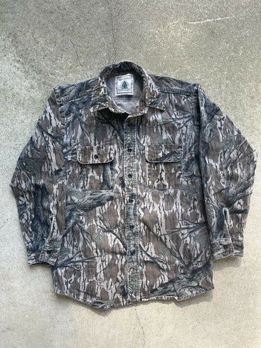 Vintage MossyOak Original Treestand Camo Chamois (S/M)