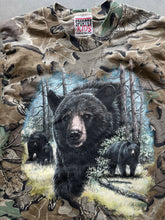 Load image into Gallery viewer, Vintage Realtree Advantage Camo Bear T-Shirt (Youth)