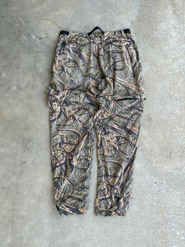 Vintage MossyOak Shadowgrass Camo Zip-Off Pants
