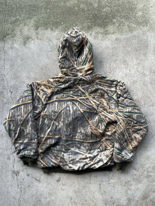 Vintage MossyOak Shadow Grass Gen 1 Camo Bomber (M/L)