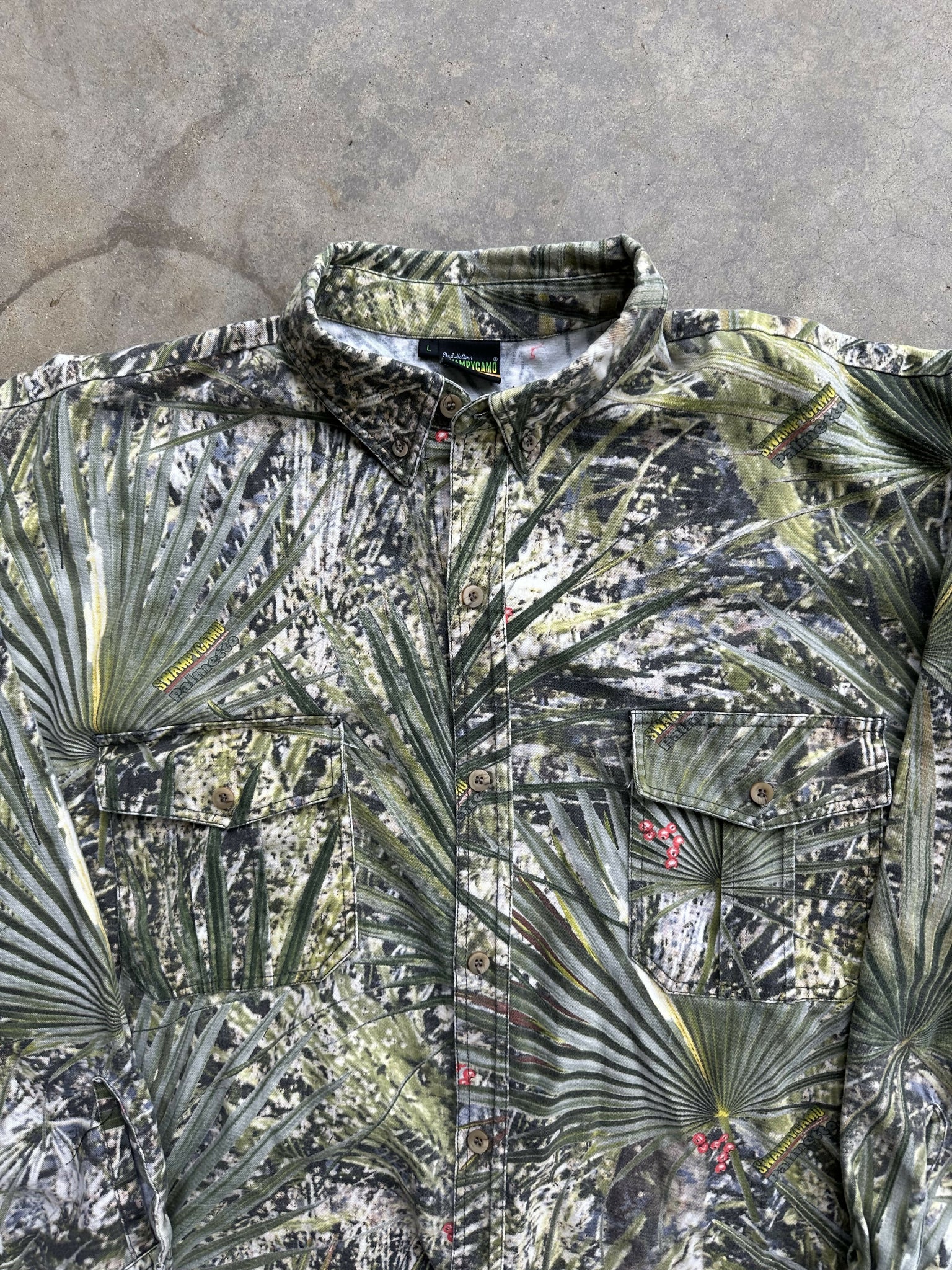 Vintage Chad Hatton's Swampy Camo Longsleeve Shirt (L) – Camoretro
