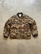 Load image into Gallery viewer, Vintage Trophy Club Duck Camo Puffer Jacket (L)