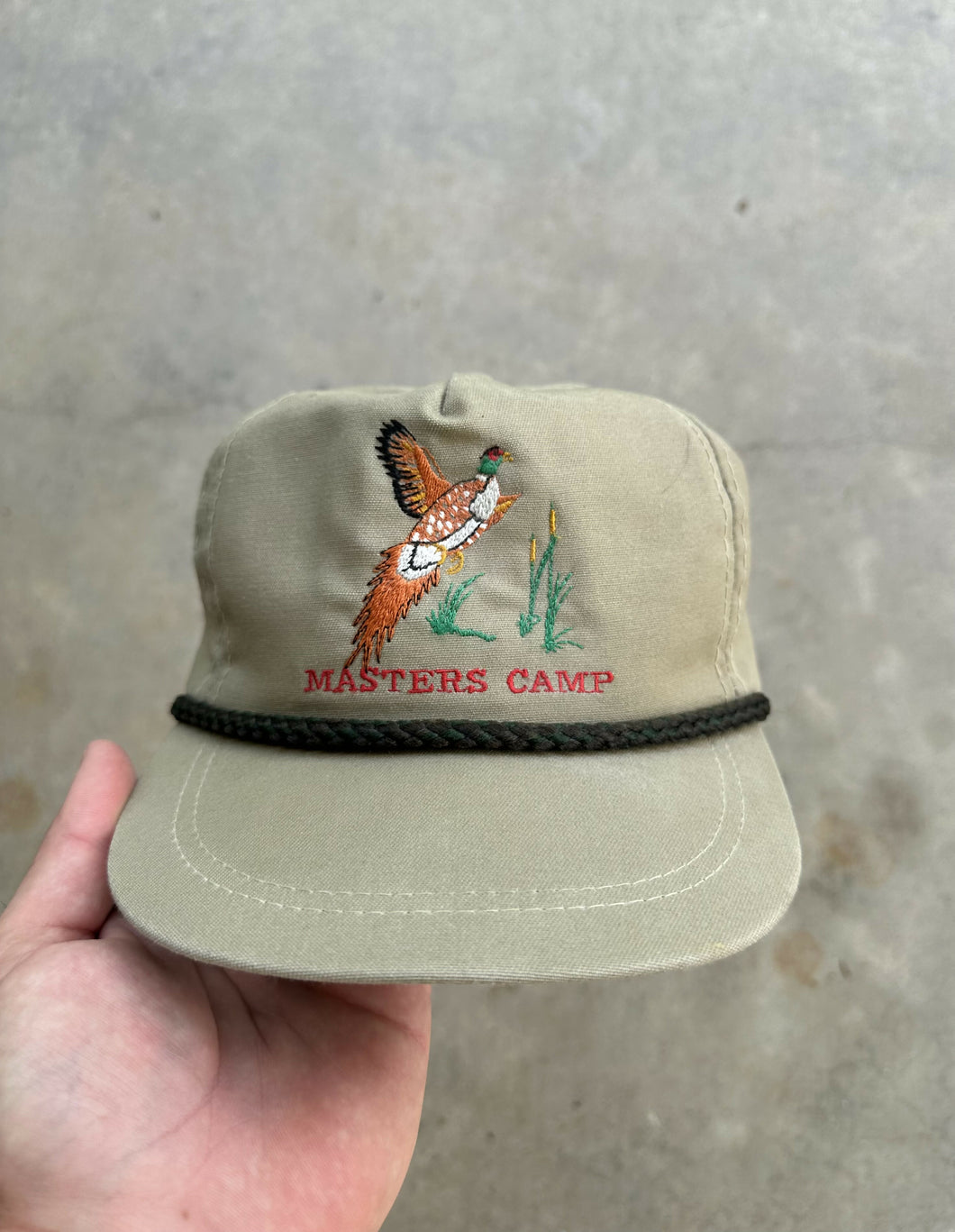 Vintage Masters Camp Rope Hat