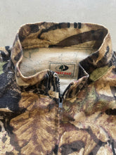 Load image into Gallery viewer, Vintage Mossy Oak Forest Floor Camo Zip Up Pullover Jacket (L)