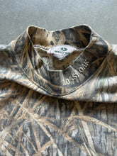 Load image into Gallery viewer, Vintage Mossy Oak Shadowgrass Camo Mock Neck Shirt (M)
