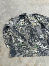 Load image into Gallery viewer, Vintage Duxback Quarter-Button MossyOak Breakup Camo Shirt (L)