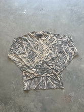 Load image into Gallery viewer, Vintage Mossy Oak Shadowgrass Camo Long Sleeve Shirt (Youth M)