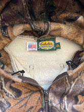 Load image into Gallery viewer, Vintage Realtree Advantage Camo Fleece Hoodie (M)