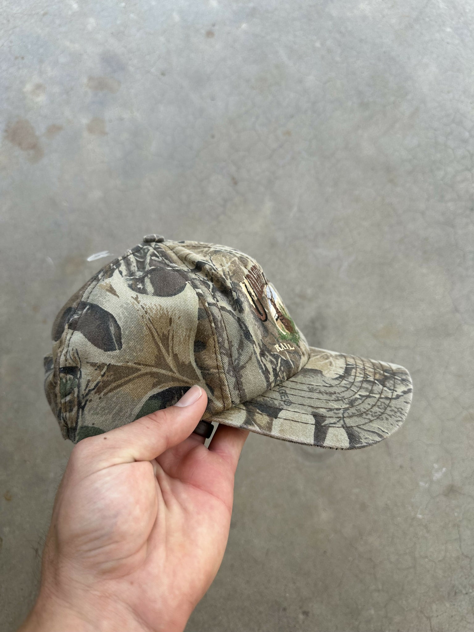 Vintage Realtree Camo Union Pacific Hat