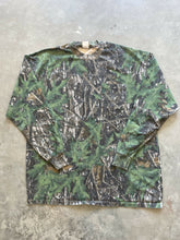 Load image into Gallery viewer, Vintage Mossy Oak Shadowleaf Camo Long Sleeve Shirt (XL)