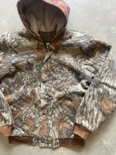 Load image into Gallery viewer, Vintage Realtree Extra Brown Camo Hooded Jacket (Youth)