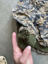 Load image into Gallery viewer, Vintage Mossy Oak Forest Floor Camo Bomber Jacket (XL)
