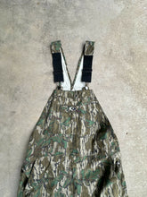 Load image into Gallery viewer, Mossy Oak Green Leaf Cargo Overalls (L)