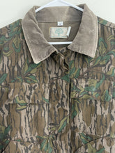 Load image into Gallery viewer, 80’s Mossy Oak Greenleaf Gray Corduroy Collar Jacket (XL) 🇺🇸