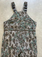 Load image into Gallery viewer, Vintage Mossy Oak Greenleaf Camo Insulated Bibs (L)