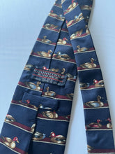 Load image into Gallery viewer, Ducks on Shelf Silk Tie