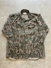 Load image into Gallery viewer, Vintage Mossy Oak Greenleaf Camo Strap Shirt (XL)