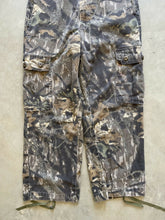 Load image into Gallery viewer, Vintage Mossy Oak Breakup Camo Adjustable Waist Pants (M)
