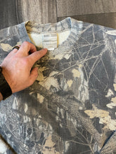 Load image into Gallery viewer, Vintage Fader Mossy Oak Breakup Camo Cotton Crewneck (L)