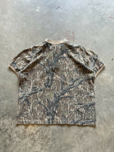 Load image into Gallery viewer, Vintage Mossy Oak Treestand Camo Polo Shirt (L)