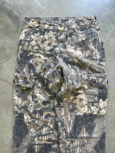 Load image into Gallery viewer, Vintage Mossy Oak Breakup Camo Chamois Adjustable Waist Pants (M)