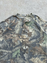Load image into Gallery viewer, Vintage Duxbak Realtree Advantage Timber Camo Henley (XL)