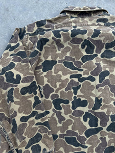 Vintage Distressed Woolrich Duck Camo Chamios (XXL)