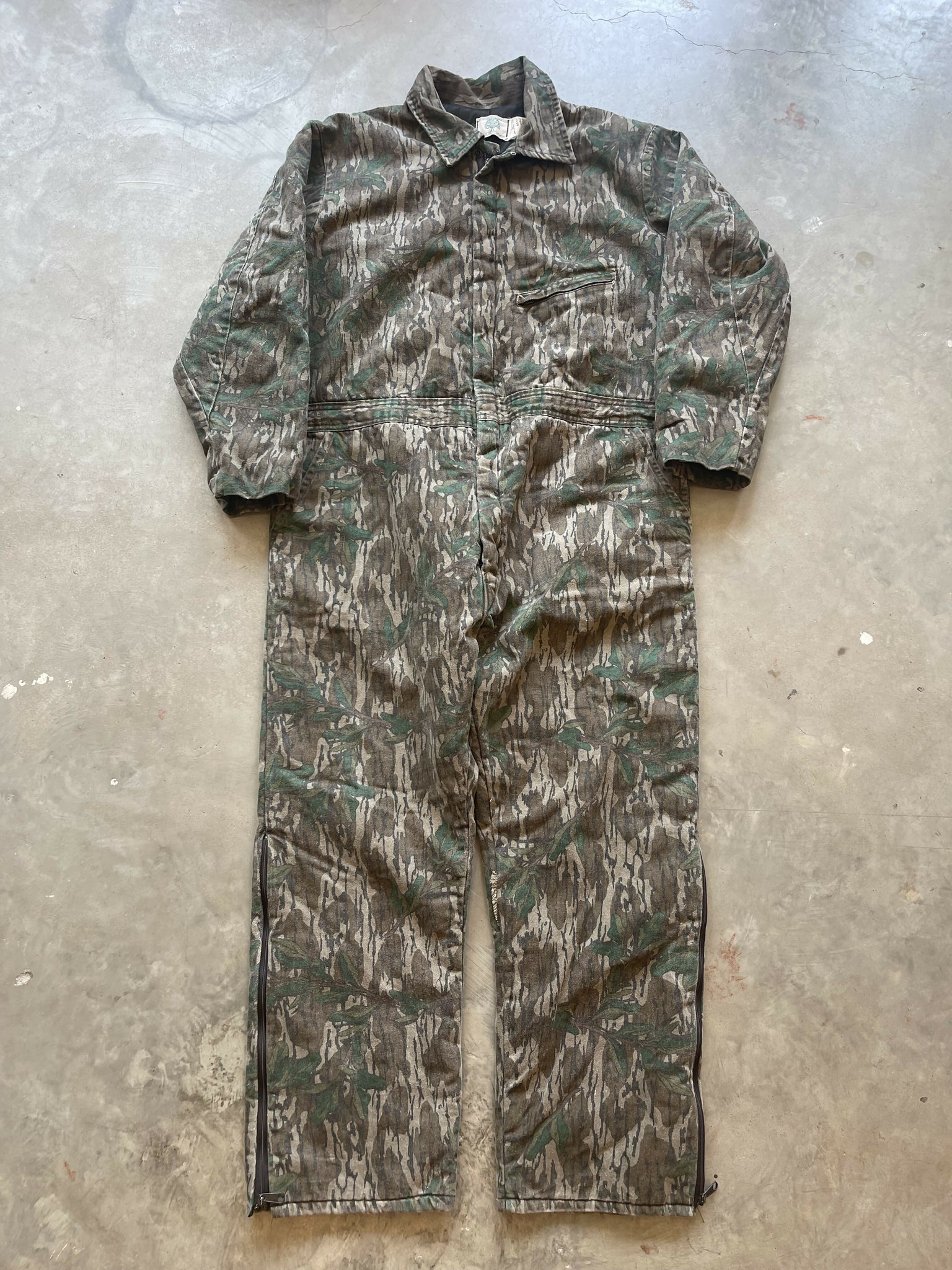 Vintage Mossy Oak Greenleaf Camo Insulated Coveralls (XL) – Camoretro